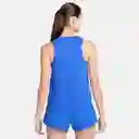 Nike Polera One Swsh Hbr Tank Azul Para Mujer Talla L