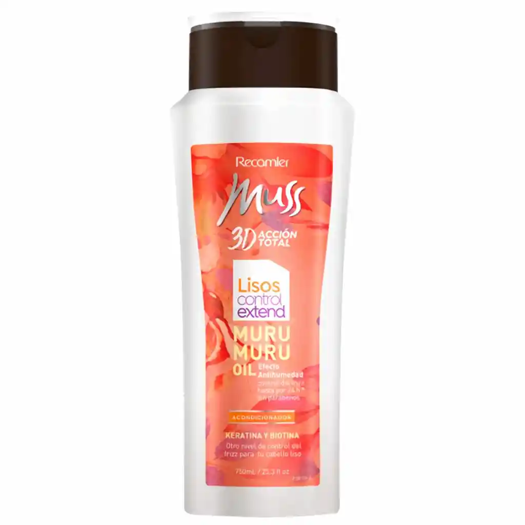 Muss Acondicionador Lisos 3D 750 Ml
