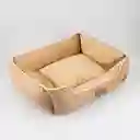 Vida de Perro Cama de Perro Rectangular Crema 65 x 50 x 20 cm