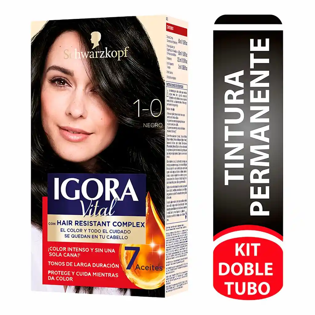 Igora Vital Tinte Permanente 1-0 Negro