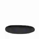 Bandeja Oval Negro Mate 30 cm Ambiente Gourmet