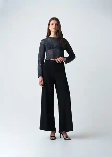 Suéter Tejido Mujer Azul Pacifico Ultraoscuro L 483G090 Naf Naf