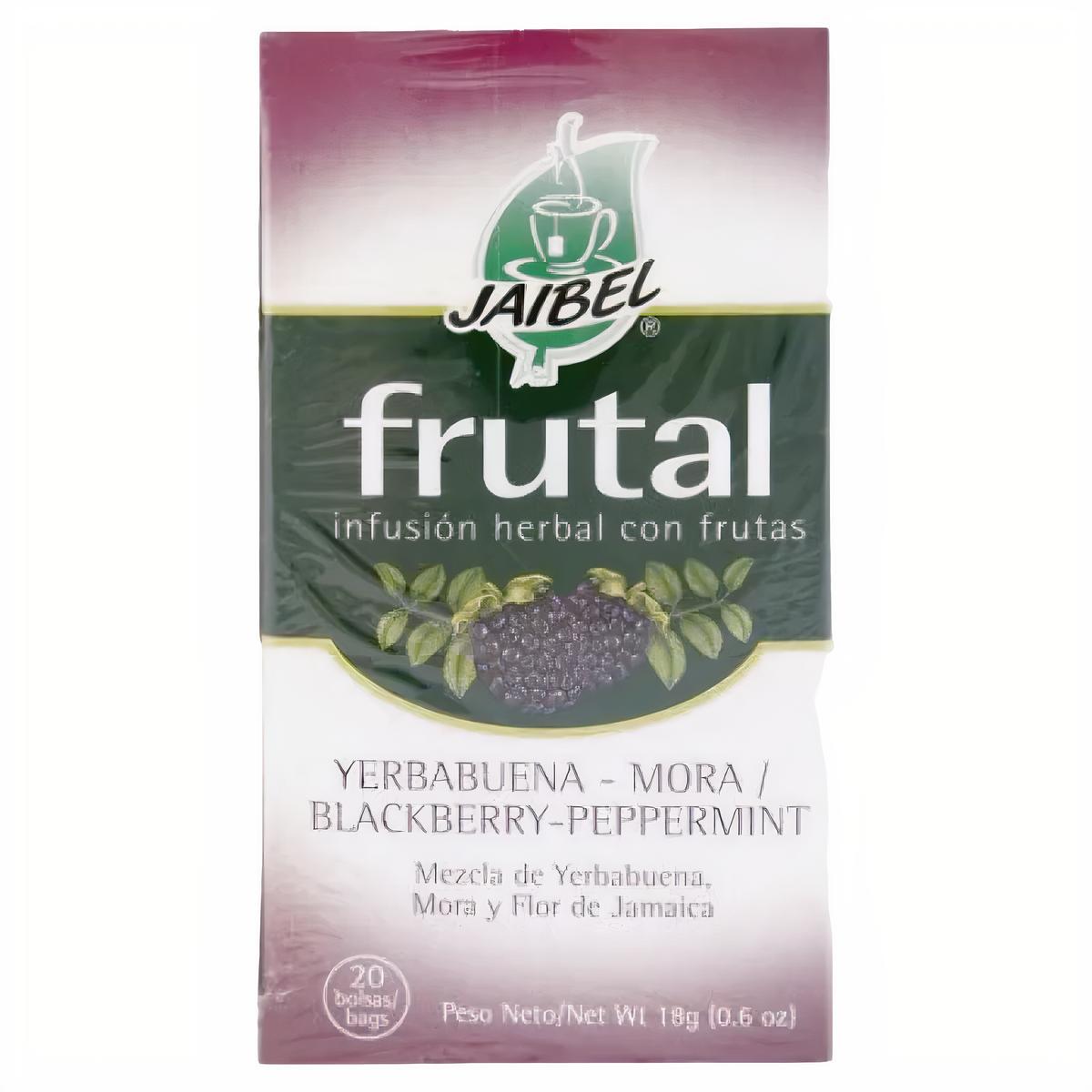Jaibel Infusión Frutal Yerbabuena Mora