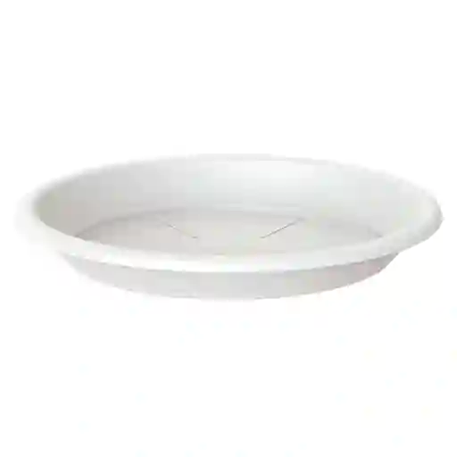 Plato Matera Plástico Capri Blanco Outzen