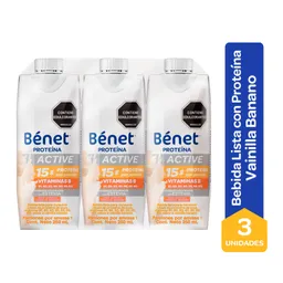 Benet Pack Bebida de Proteína Active Vainilla Banano