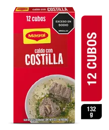 Caldo con Costilla MAGGI x 12 cubos x 132g