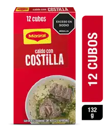 Caldo con Costilla MAGGI x 12 cubos x 132g