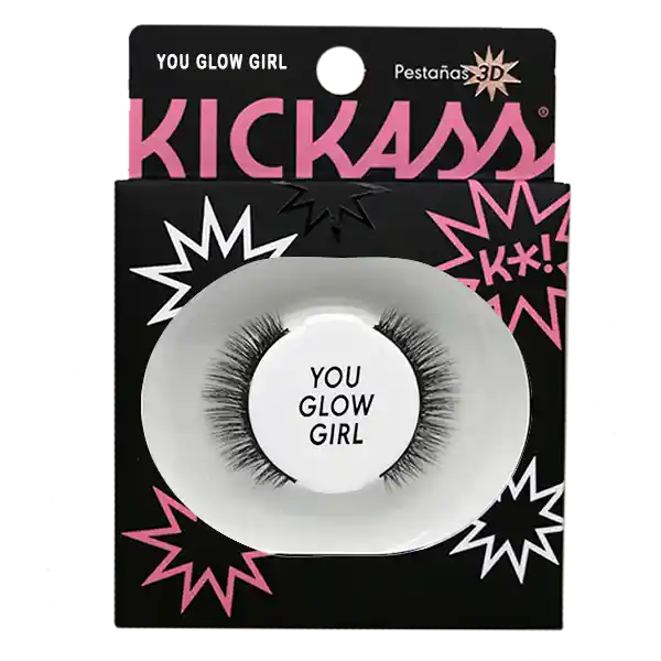 Kickass Pestañas You Glow Girl 3D Ref. 3D25