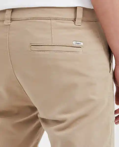 Short Utility Masculino Beige Albarizo Medio Talla 38 Chevignon