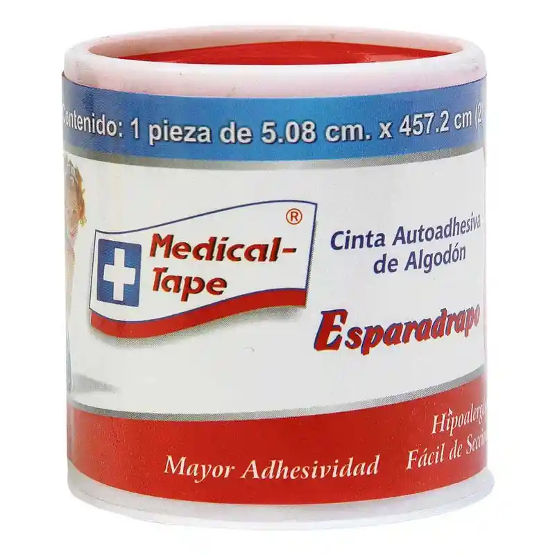 Medical Tape Esparadrapo Cinta Adhesiva de Algodón Rollo 