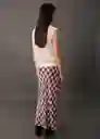 Chaleco Monica Hielo Talla L Mujer Mango
