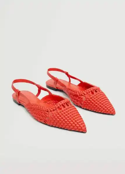 Zapato France Coral Talla 37 Mujer Mango