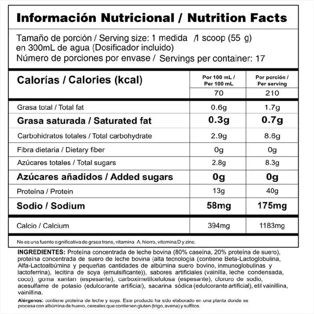Bipro Complex Caseina + Proteina