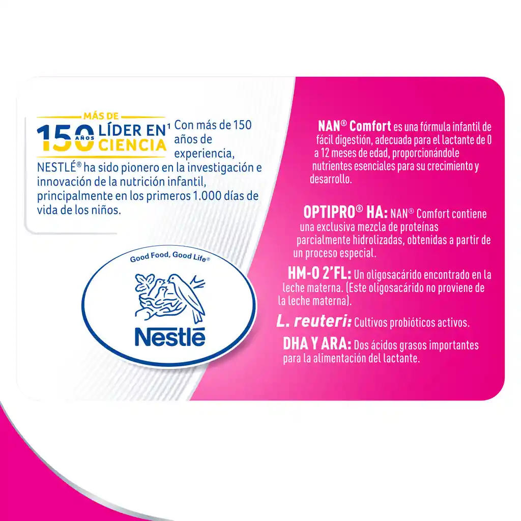 Fórmula infantil NAN COMFORT x 1400g
