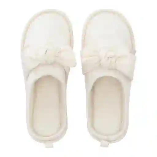 Pantuflas Estampada Mujer Beige Talla 39-40 Casaideas