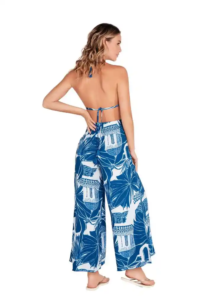 Salida de Baño Pantalon Fiory S-azul