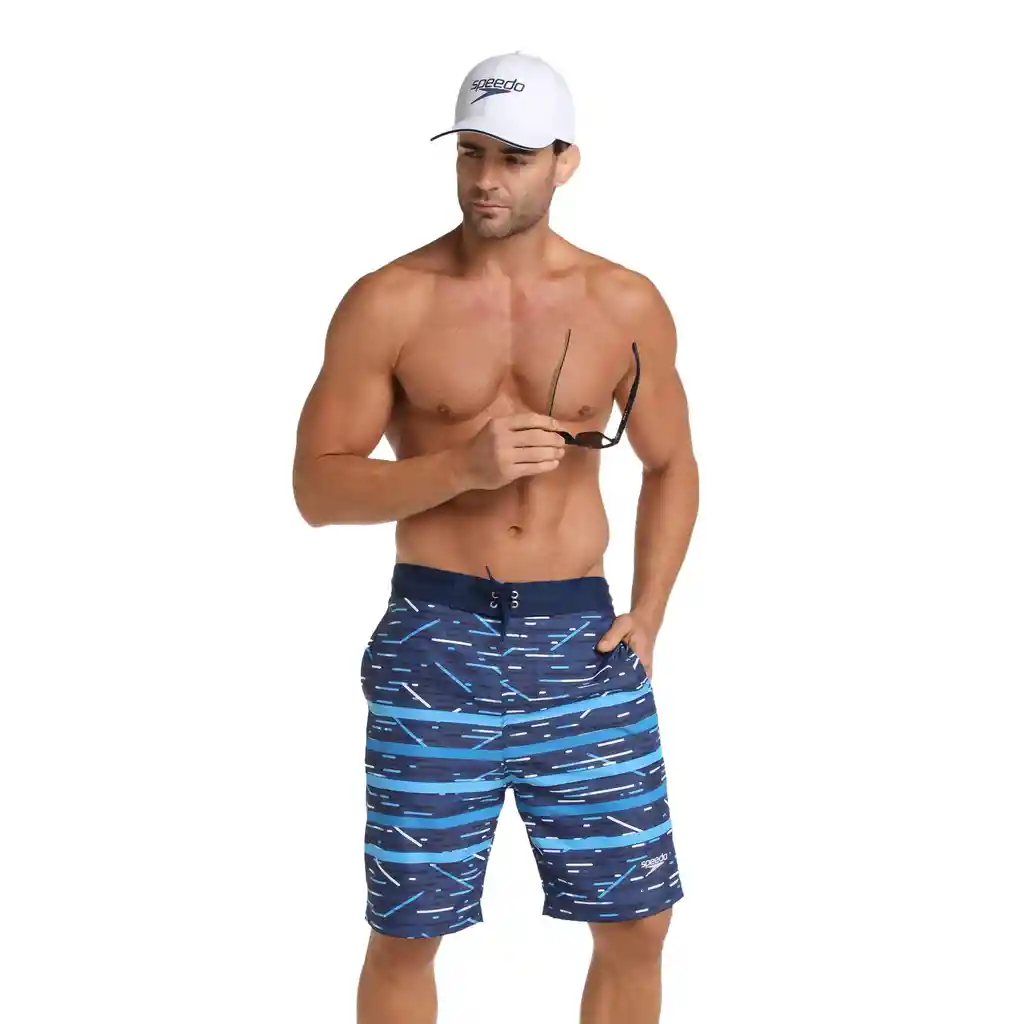 Pantaloneta French Blue Beach 22 Pulgadas Hombre Azul-l