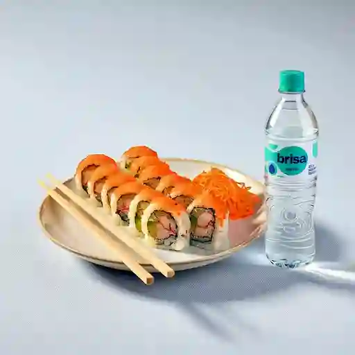 Combo California Roll + Brisa Sin Gas 600ML