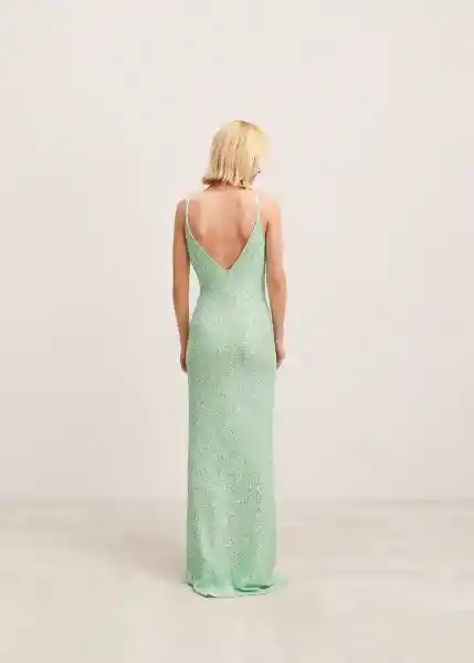 Vestido Firenze Verde Pastel Talla XS Mujer Mango