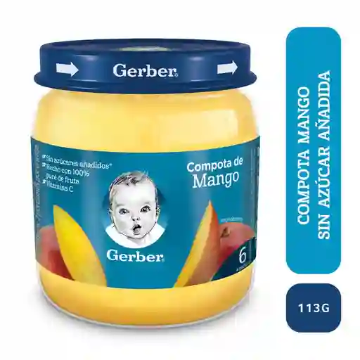 Compota Gerber de Mango 113 g