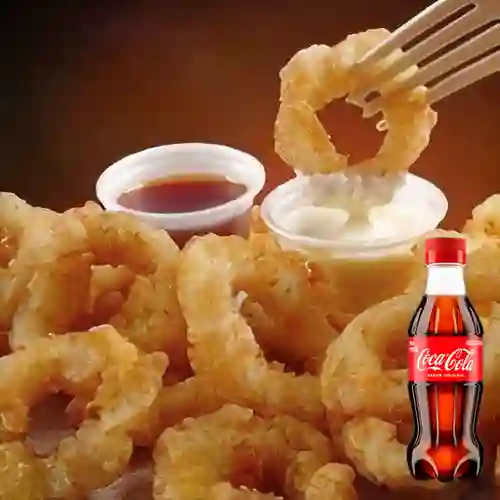 Combo Anillos de Calamar + Coca Cola Original 250ML