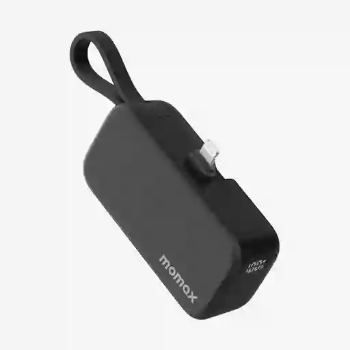 Momax Batería Ligera Lightning Negro 5000mah