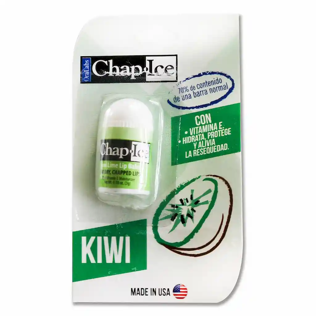 Chap Ice Protector Labial Mini Kiwi