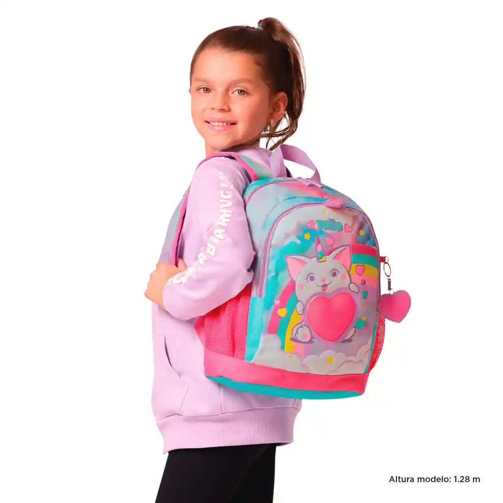 Morral Para Niña Sweety Heart Mediano Azul
