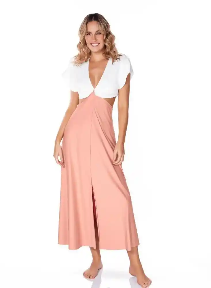 Vestido Largo L-multicolo