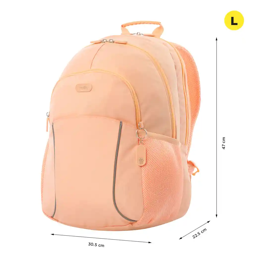 Morral Universitario Porta Pc 15.4" Cambri 2.0 Durazno Mujer