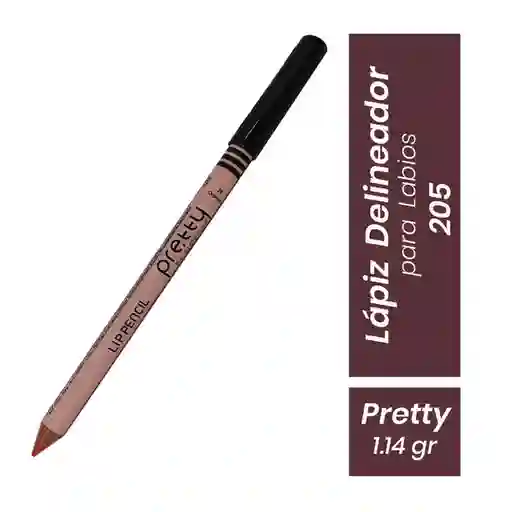 Pretty Lápiz Delineador de Labios 205 1.14 g