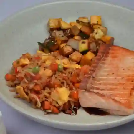 Salmón Teriyaki