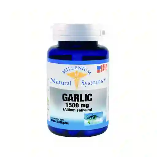 NATURAL SYSTEMS Garlic Perlas De Ajo X100Softgels Americana