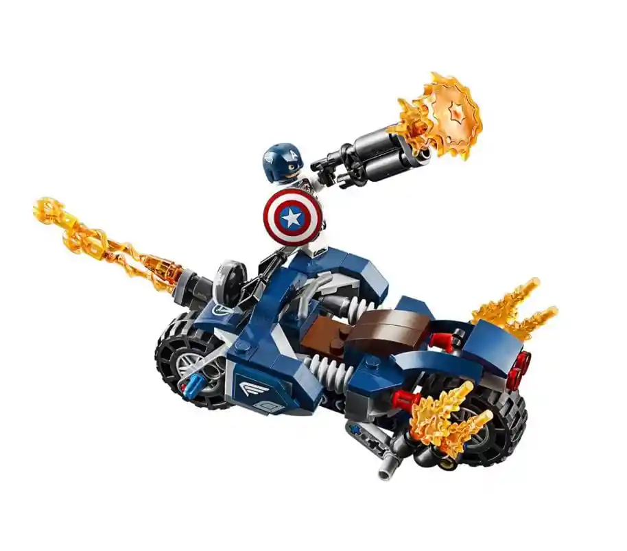 Lego Capitan America Ataque De Los Outriders