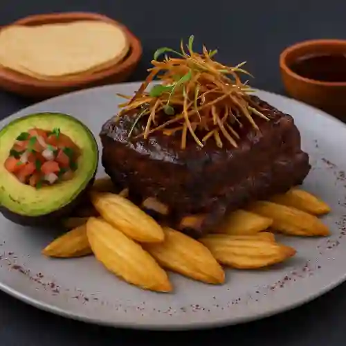 Costilla de Cerdo Bbq en Salsa de Chipotle