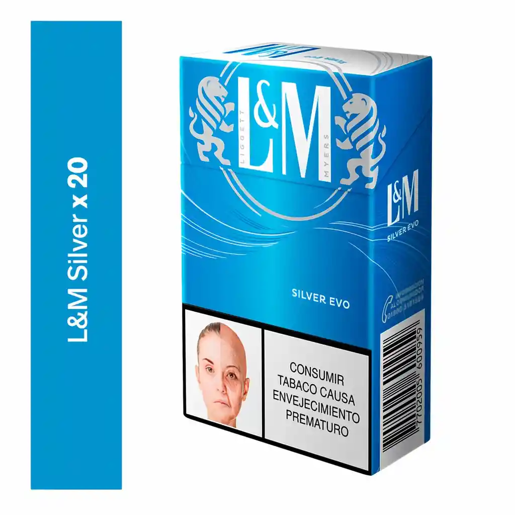 L&M Silver​ x 20 Cigarrillos