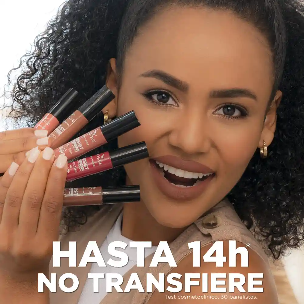 Labial Líquido Vogue Resist Misteriosa 3ml