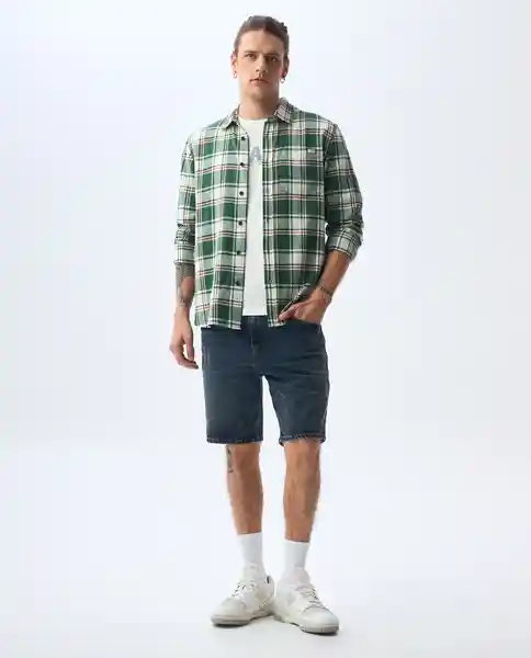 Bermuda Hombre Azul Talla 32 551G001_AZU174021 Americanino