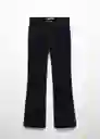 Jean Siennap Negro Talla 38 Mujer Mango