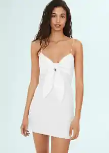 Vestido Sol Blanco Talla S Mujer Mango