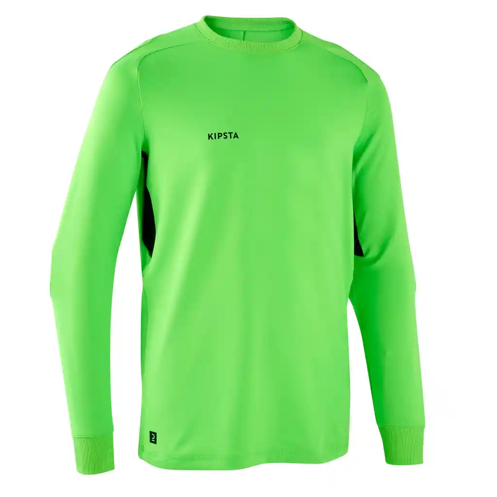 Camiseta de Arquero de Fútbol Para Niños Kipsta F100 Verde