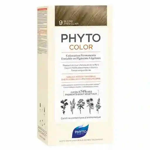 Phyto Coloración Capilar Phytocolor Very Light Blonde 9