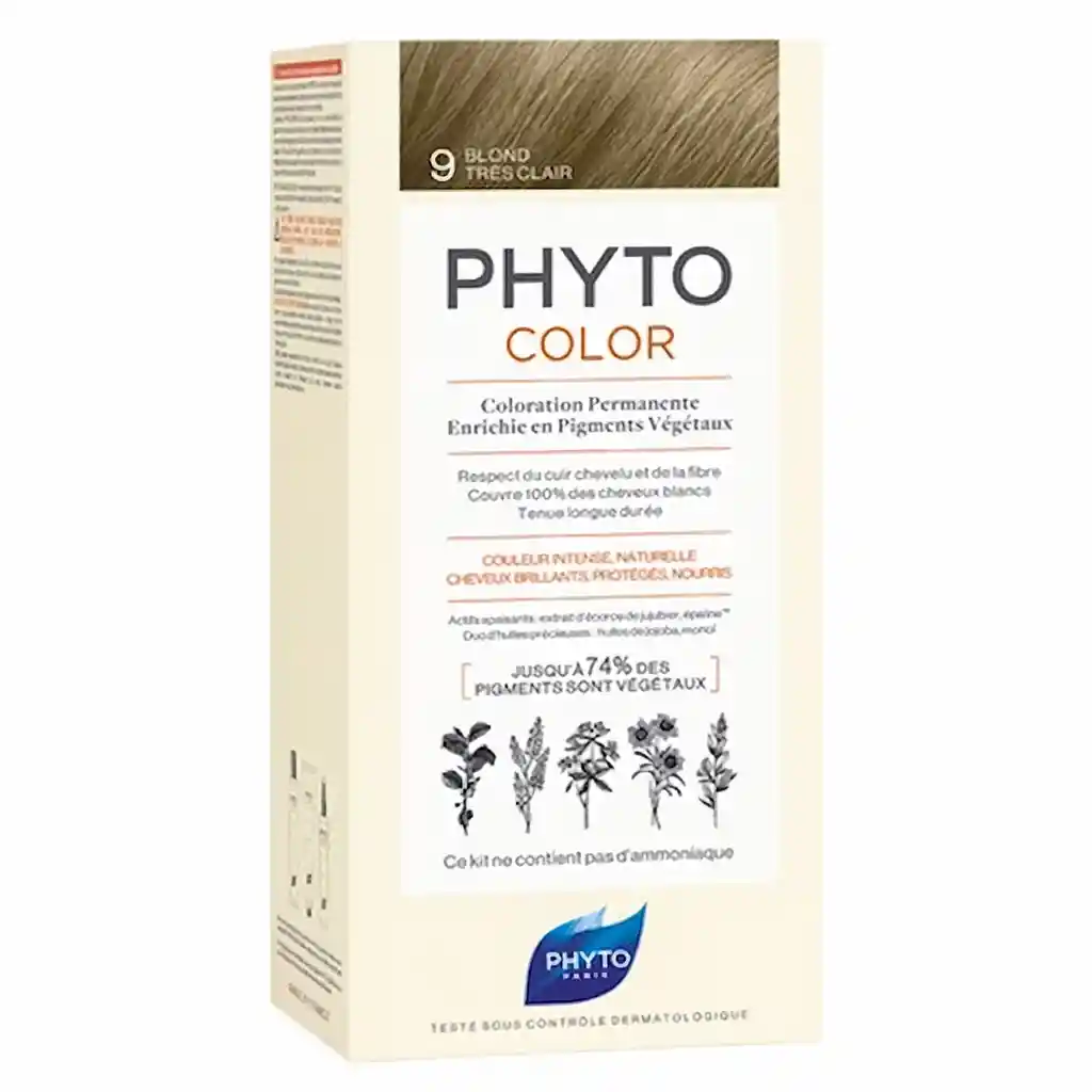 Phyto Coloración Capilar Phytocolor Very Light Blonde 9