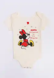 Body Manga Corta Bebita 12/18mese-ivory