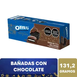 Oreo Galleta con Crema Vainilla y Cobertura de Chocolate