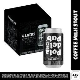 Pola del Pub 4-pack cerveza Coffee Milk Stout 330 Ml