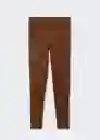 Leggings Elina Chocolate Talla Xs Mujer Mango