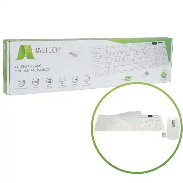 Jal Tech Mouse + Teclado Inalámbrico 10306M