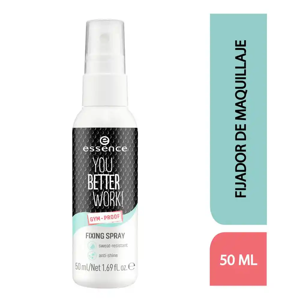 Essence Fijador de Maquillaje You Better Work en Spray