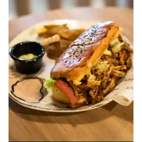 Sándwich de Cerdo Bbq